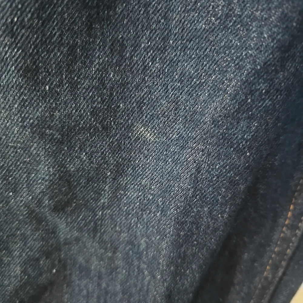 Vintage Orange Tab Levi's 506 Dark Wash Blue‎ Jeans Size 36x27 Paint Splatter